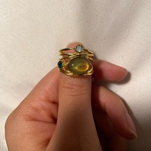 3 for $20 labradorite & moonstone ring